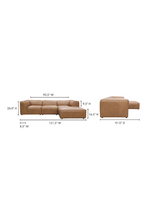   Modern European furniture - Modular Leather Sofa - www.oroa.com | Oroa.com