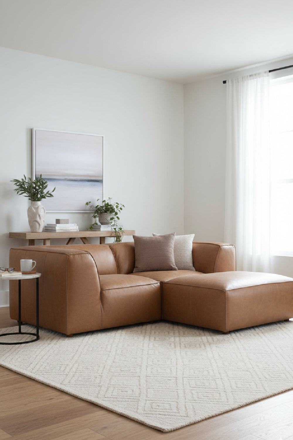 Modern European furniture - Contemporary Off White Modular Sofa - www.oroa.com