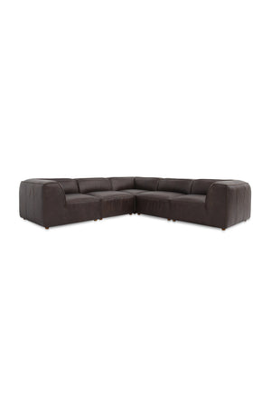   Modern European furniture - L-Shaped Leather Sectional Sofa - www.oroa.com | Oroa.com