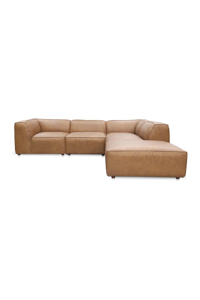 Modern European furniture - Leather Modular Sectional Sofa - www.oroa.com