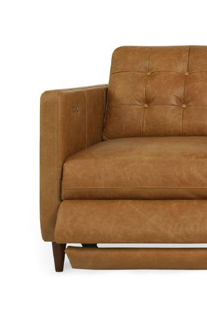 Mid-Century Leather Recliner Chair | Novi Living Bridgers Power | Oroa.com