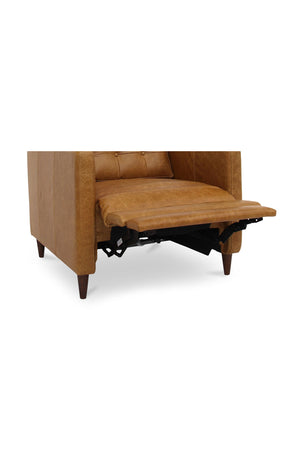 Mid-Century Leather Recliner Chair | Novi Living Bridgers Power | Oroa.com