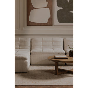   Grid Channeled Ottoman | Oroa.com