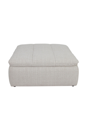 Grid Channeled Ottoman | Novi Living Lino | Oroa.com