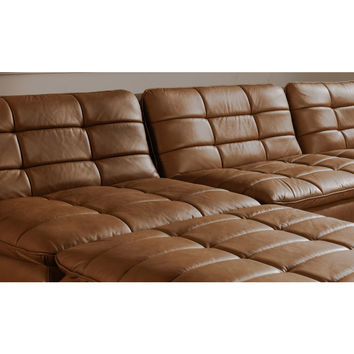   Grid Channeled Ottoman | Oroa.com