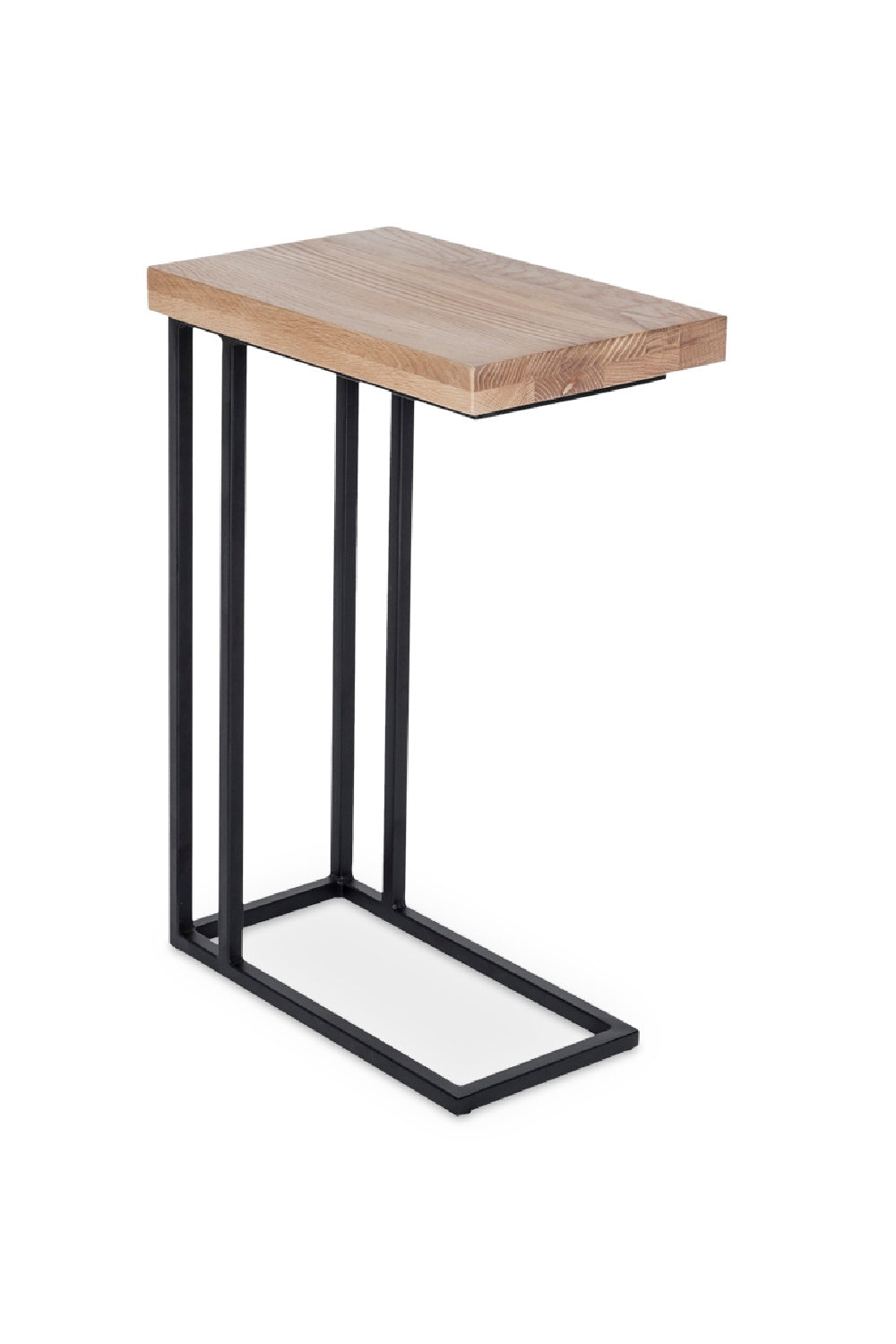 Modern European furniture - C-Shaped Oak Side Table - www.oroa.com