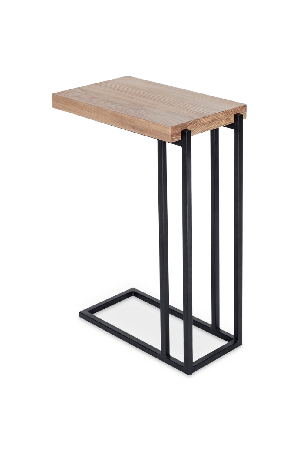 Modern European furniture - C-Shaped Oak Side Table - www.oroa.com