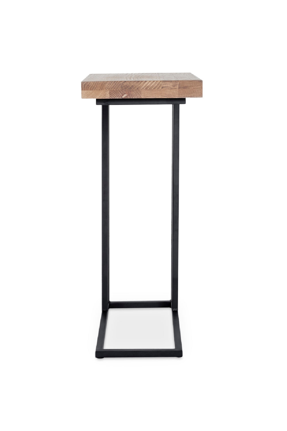 Modern European furniture - C-Shaped Oak Side Table - www.oroa.com