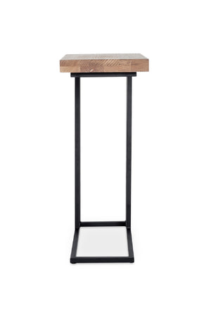 Modern European furniture - C-Shaped Oak Side Table - www.oroa.com