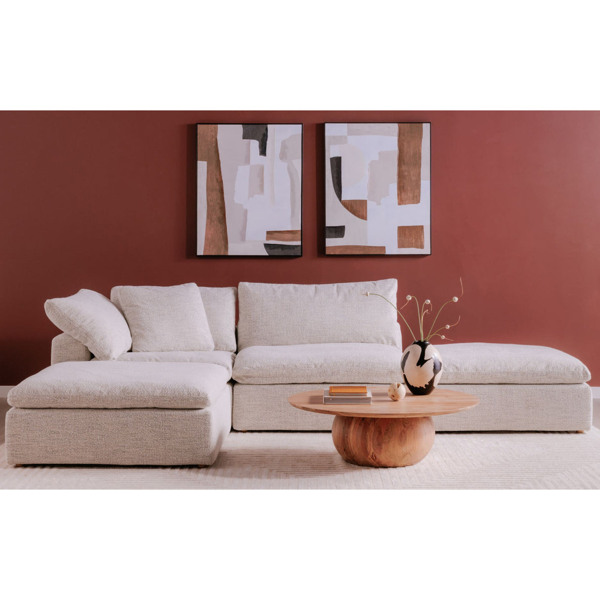 Modern European furniture - Fabric Upholstered Modular Chair - www.oroa.com