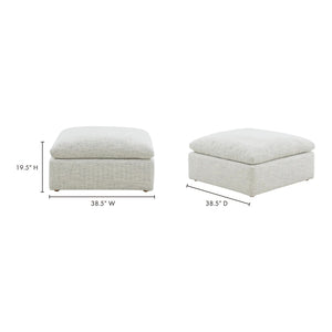 Square Modern Classic Ottoman | Novi Living Terra | Oroa.com