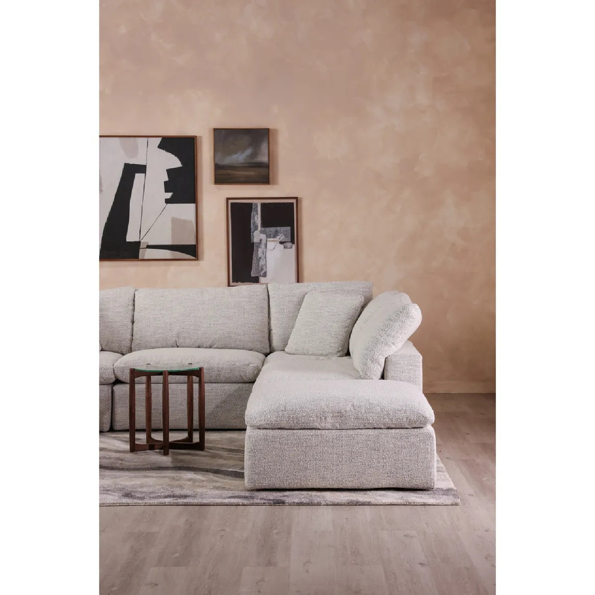 Square Modern Classic Ottoman | Novi Living Terra | Oroa.com