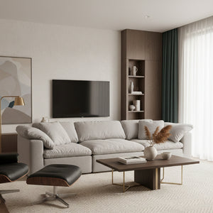   Modern European furniture - Thick Cushioned Modular Sofa - www.oroa.com | Oroa.com