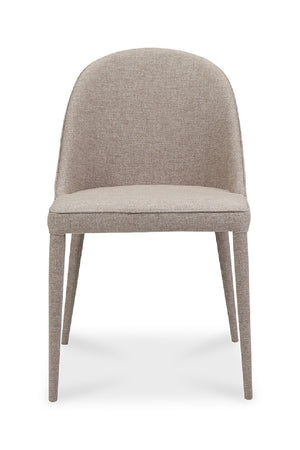 Modern European furniture - Gray Fabric Dining Chairs (2) - www.oroa.com