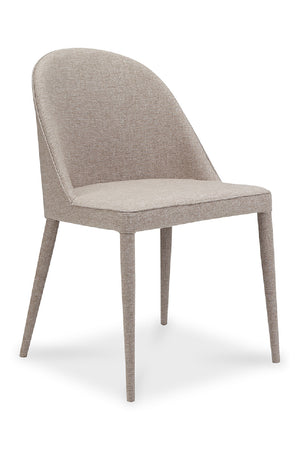 Modern European furniture - Gray Fabric Dining Chairs (2) - www.oroa.com