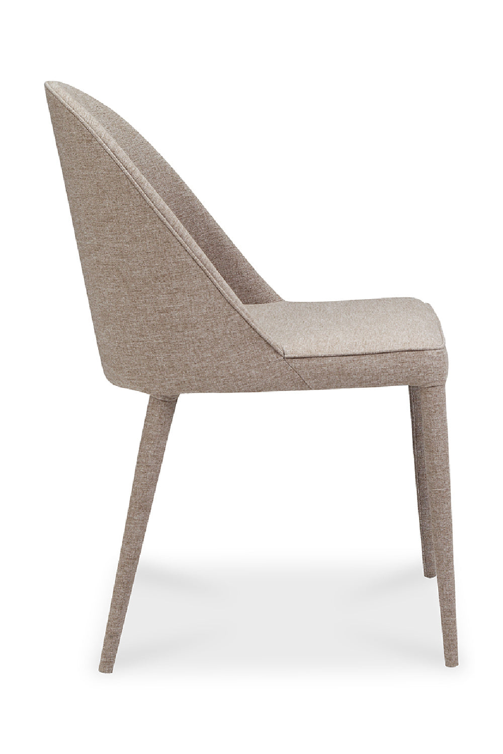 Modern European furniture - Gray Fabric Dining Chairs (2) - www.oroa.com