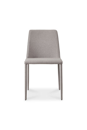 Modern European furniture - Gray Fabric Dining Chairs (2) - www.oroa.com