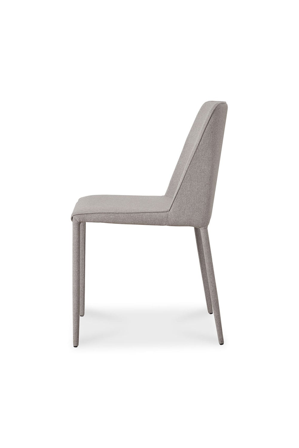Modern European furniture - Gray Fabric Dining Chairs (2) - www.oroa.com