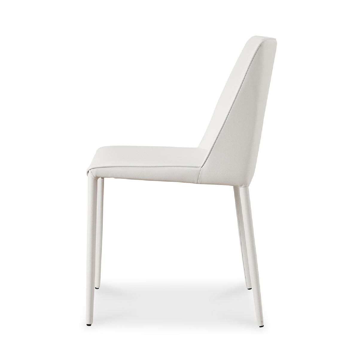 Modern European furniture - Minimalist Vegan Leather Dining Chairs (2) - www.oroa.com