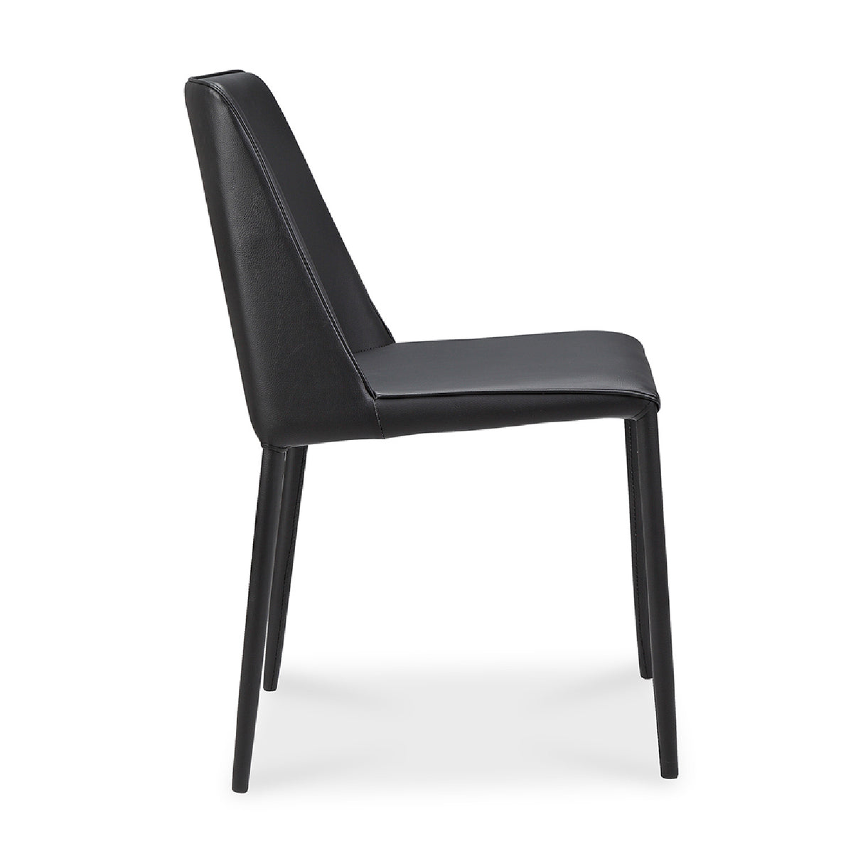 Modern European furniture - Minimalist Vegan Leather Dining Chairs (2) - www.oroa.com