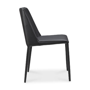 Modern European furniture - Minimalist Vegan Leather Dining Chairs (2) - www.oroa.com