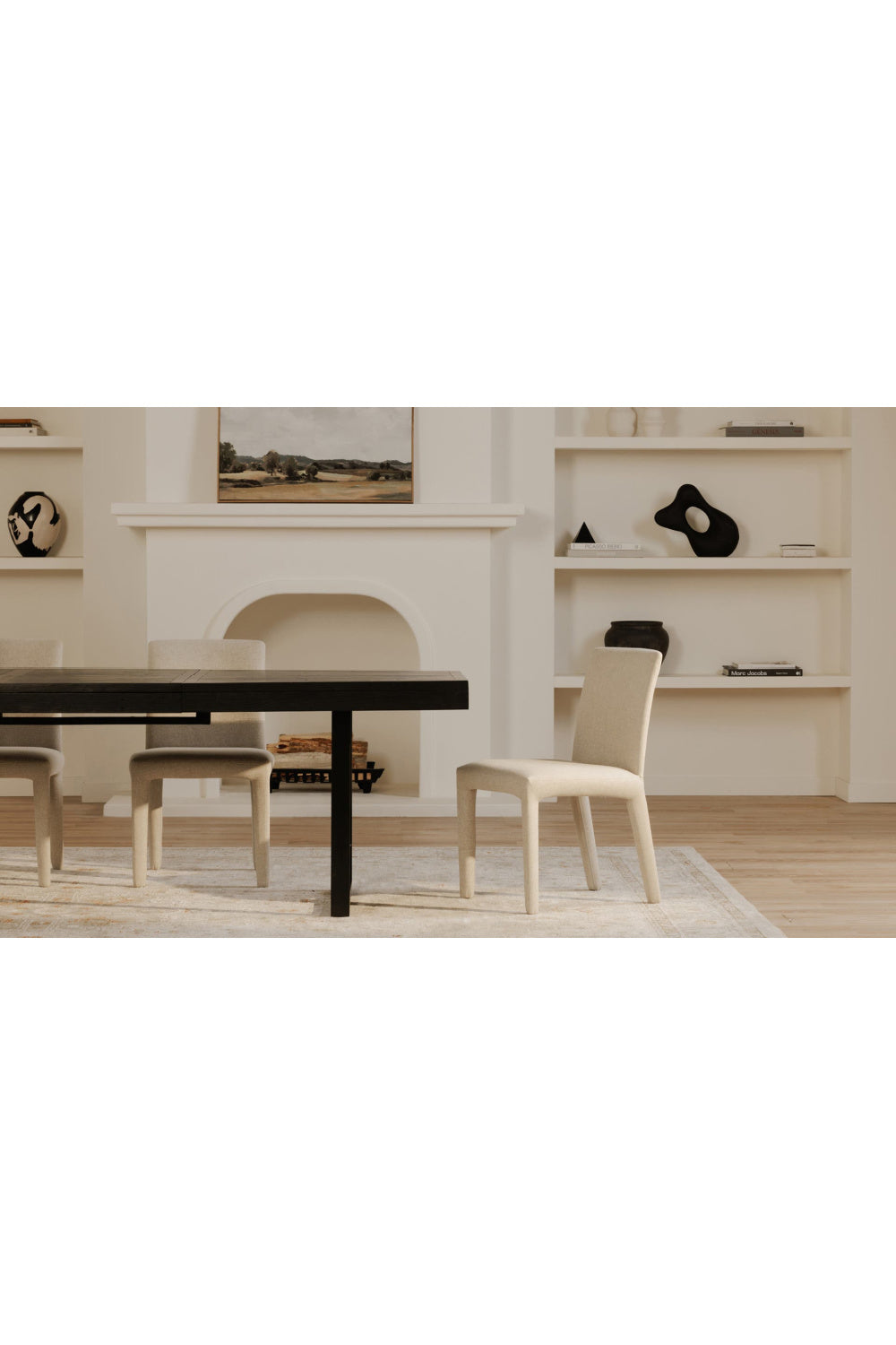 Fabric Upholstered Dining Chairs (2) | Novi Living Monte | Oroa.com