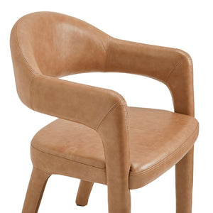 Upholstered Open-Back Dining Chair | Novi Living Martens | Oroa.com