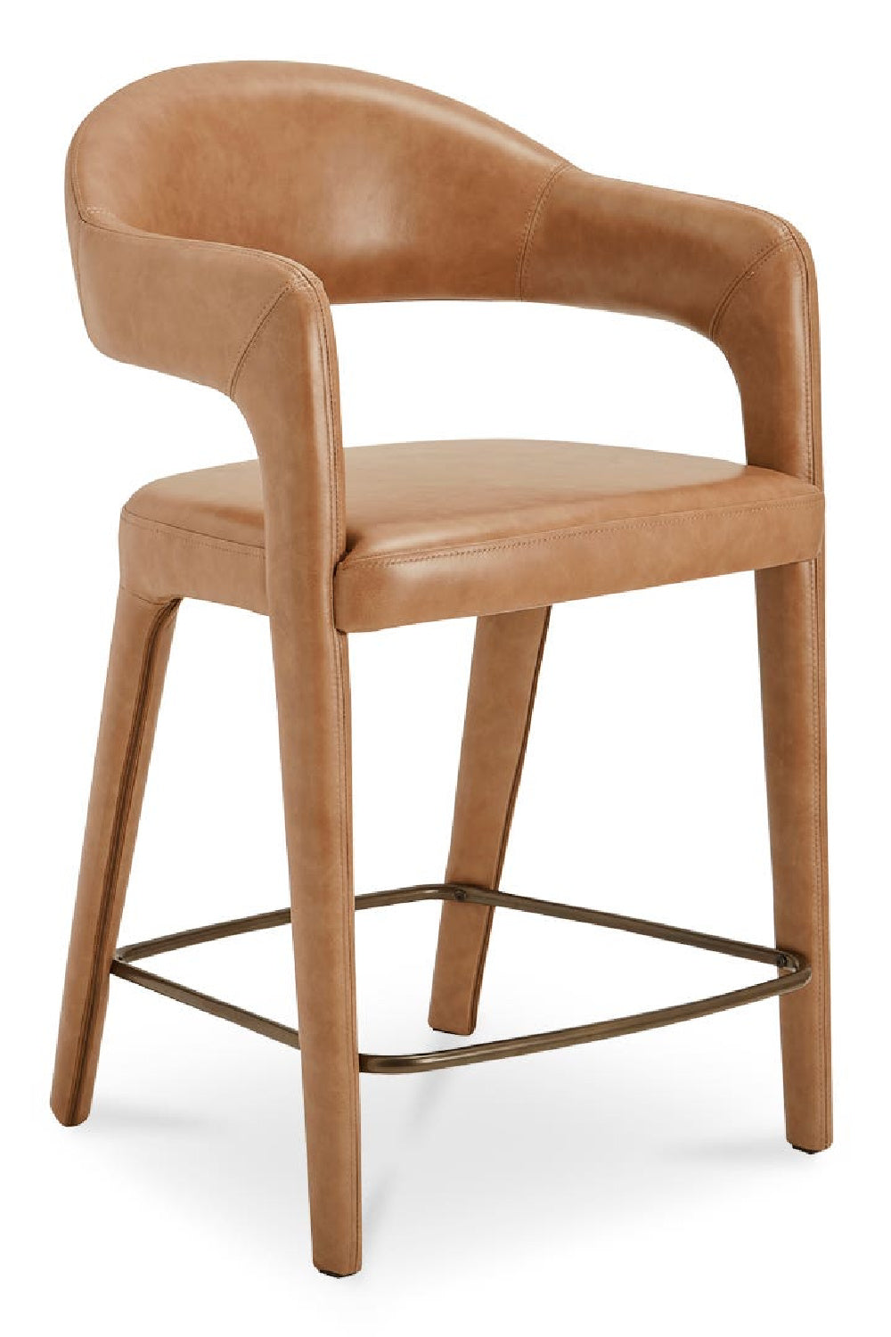 Open Barrel-Back Counter Stool | Novi Living Martens | Oroa.com