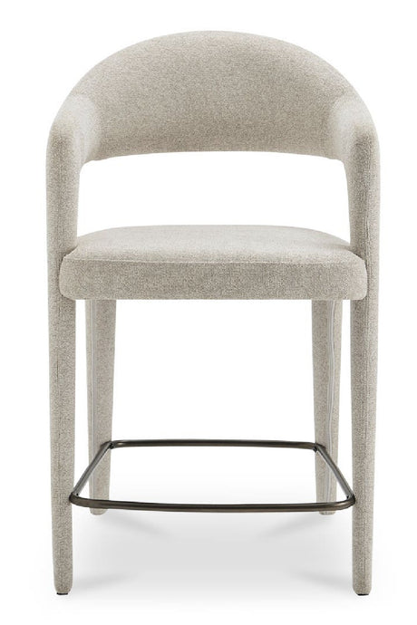 Open Barrel-Back Counter Stool | Novi Living Martens | Oroa.com