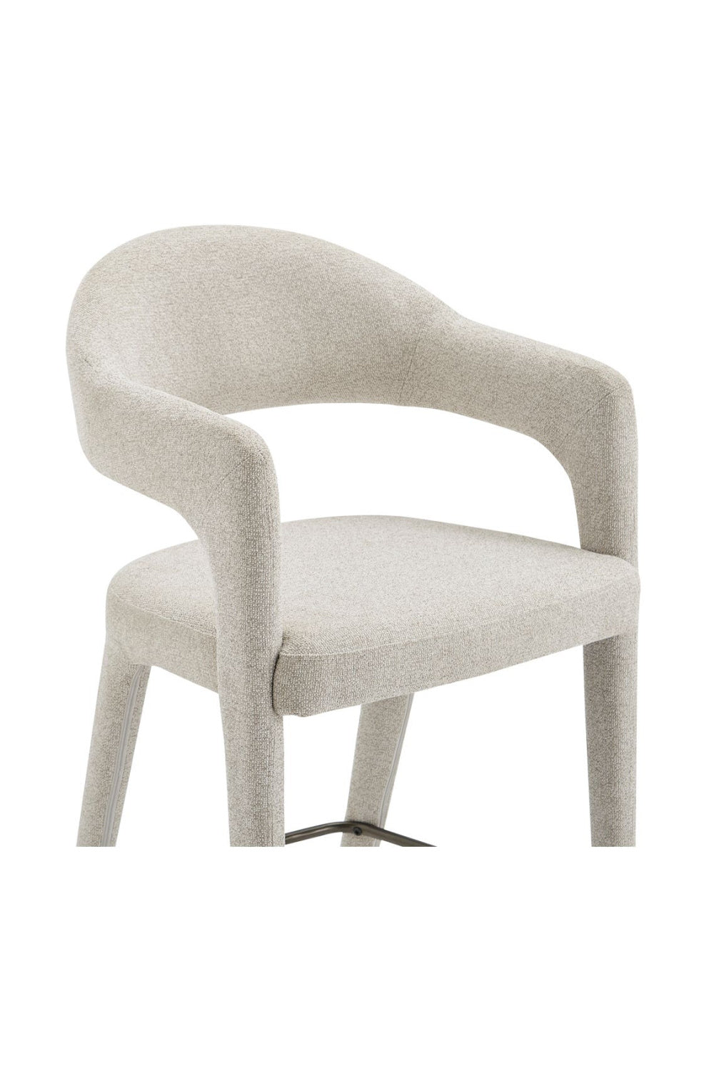 Open Barrel-Back Counter Stool | Novi Living Martens | Oroa.com