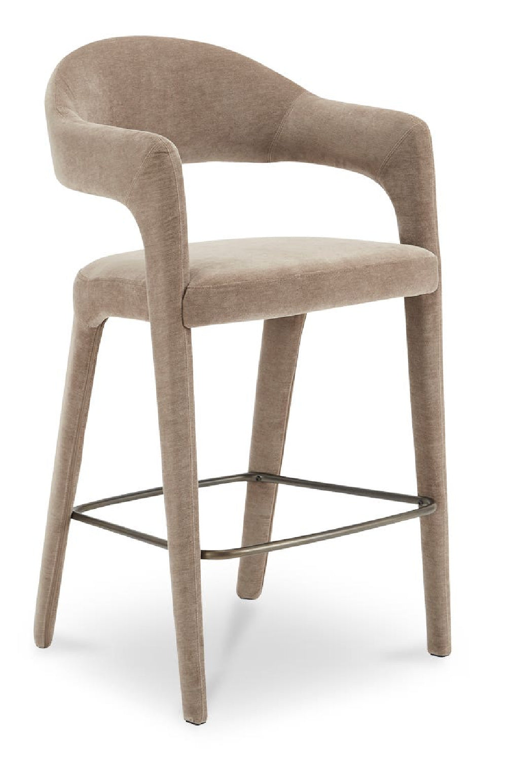 Open Barrel-Back Bar Stool | Novi Living Martens | Oroa.com