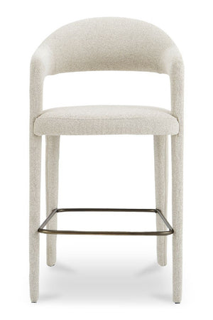 Open Barrel-Back Bar Stool | Novi Living Martens | Oroa.com