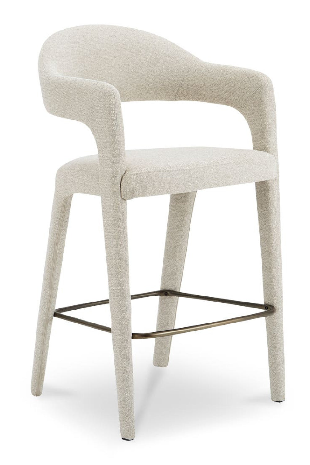 Open Barrel-Back Bar Stool | Novi Living Martens | Oroa.com