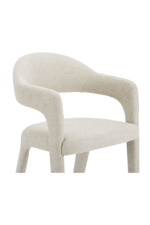 Open Barrel-Back Bar Stool | Novi Living Martens | Oroa.com