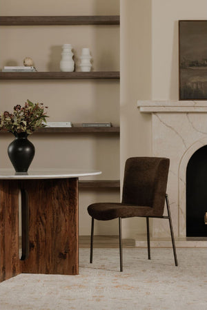 Blackened Bronze Frame Dining Chairs (2) | Novi Living Early | Oroa.com