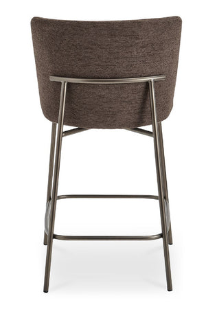   Modern European furniture - Barrel Back Fabric Counter Stool - www.oroa.com | Oroa.com