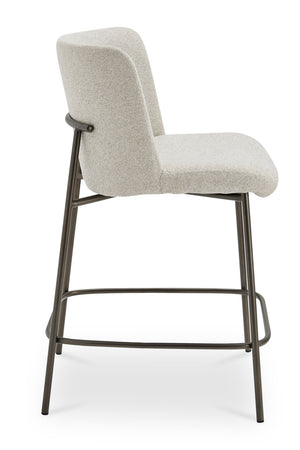   Modern European furniture - Barrel Back Fabric Counter Stool - www.oroa.com | Oroa.com