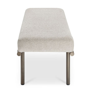   Modern European furniture - Beige Upholstered Dining Bench - www.oroa.com | Oroa.com