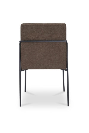   Modern European furniture - Minimalist Padded Dining Chairs (2) - www.oroa.com | Oroa.com