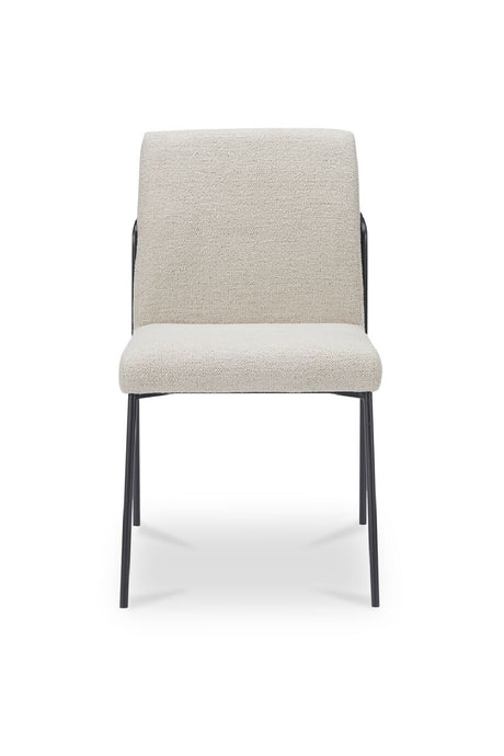   Modern European furniture - Minimalist Padded Dining Chairs (2) - www.oroa.com | Oroa.com