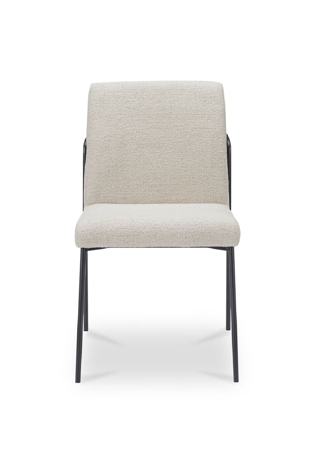 Modern European furniture - Minimalist Padded Dining Chairs (2) - www.oroa.com