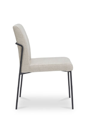   Modern European furniture - Minimalist Padded Dining Chairs (2) - www.oroa.com | Oroa.com