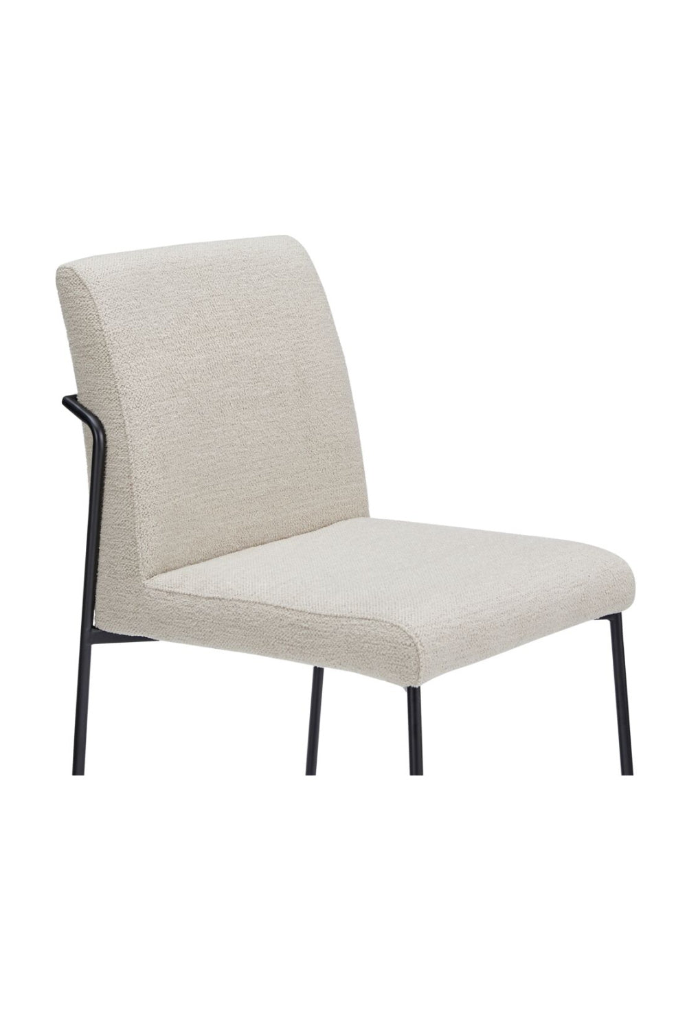   Modern European furniture - Minimalist Padded Dining Chairs (2) - www.oroa.com | Oroa.com