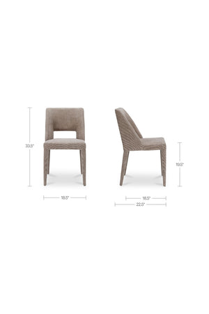   Modern European furniture - Carved Back Dining Chairs (2) - www.oroa.com | Oroa.com