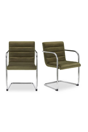 Channeled Cantilever Dining Chairs (2) | Novi Living Pedro | Oroa.com