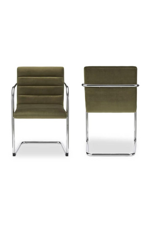 Channeled Cantilever Dining Chairs (2) | Novi Living Pedro | Oroa.com
