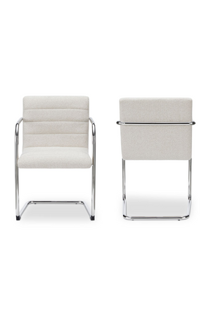 Channeled Cantilever Dining Chairs (2) | Novi Living Pedro | Oroa.com
