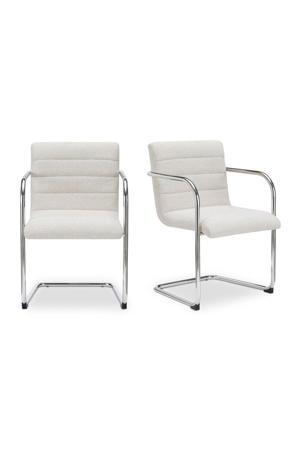 Channeled Cantilever Dining Chairs (2) | Novi Living Pedro | Oroa.com