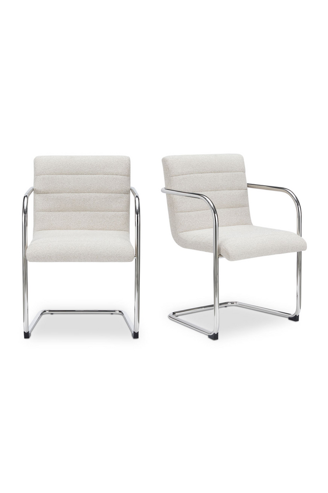 Channeled Cantilever Dining Chairs (2) | Novi Living Pedro | Oroa.com