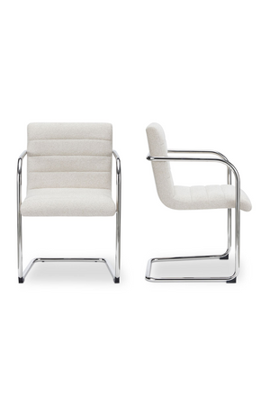 Channeled Cantilever Dining Chairs (2) | Novi Living Pedro | Oroa.com